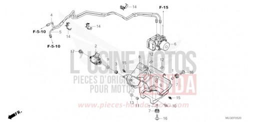 ABS MODULATOR CRF1100D4P de 2023
